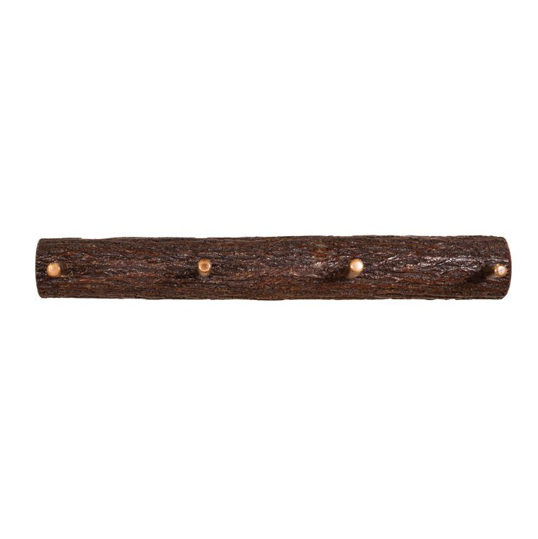 Rustic Split Log Coat Rack from DutchCrafters Amish Furniture