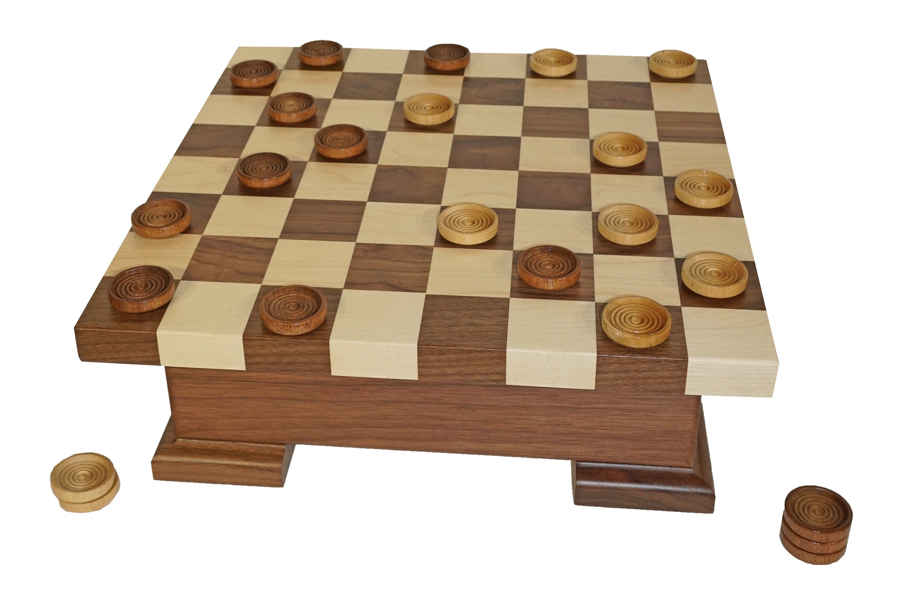 Cherry and Maple Chess Board