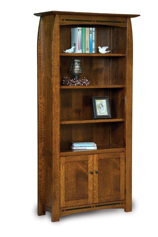 Boulder Creek Mission Bookcase from DutchCrafters Amish Furniture