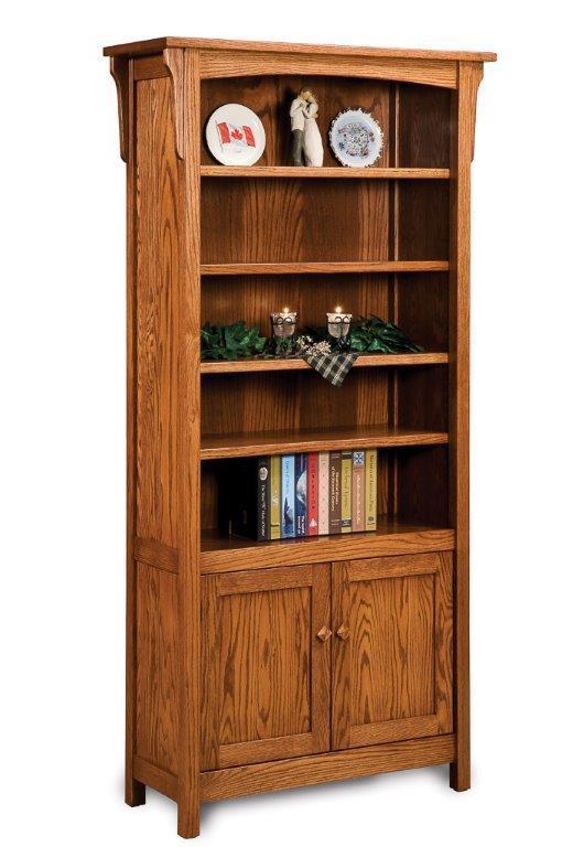 39" Mission Style Bookcase from DutchCrafters Amish Furniture