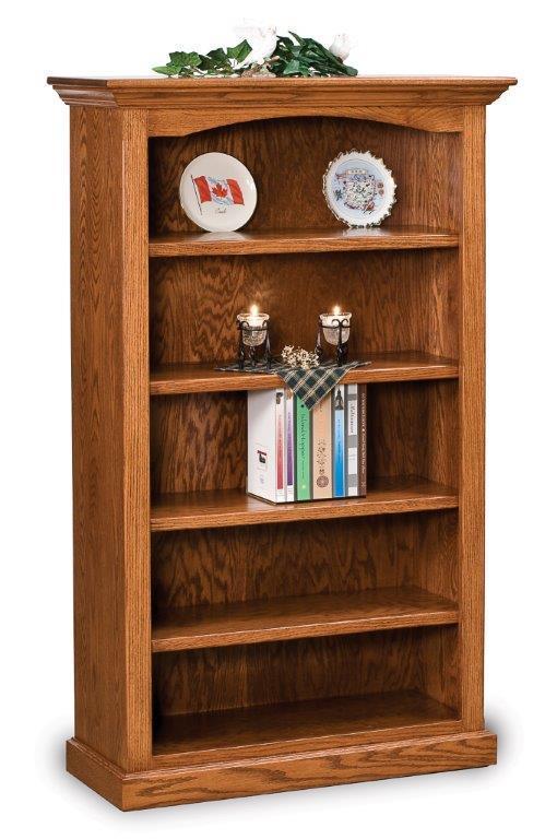 Solid Wood Custom Bookcase from DutchCrafters Amish Furniture