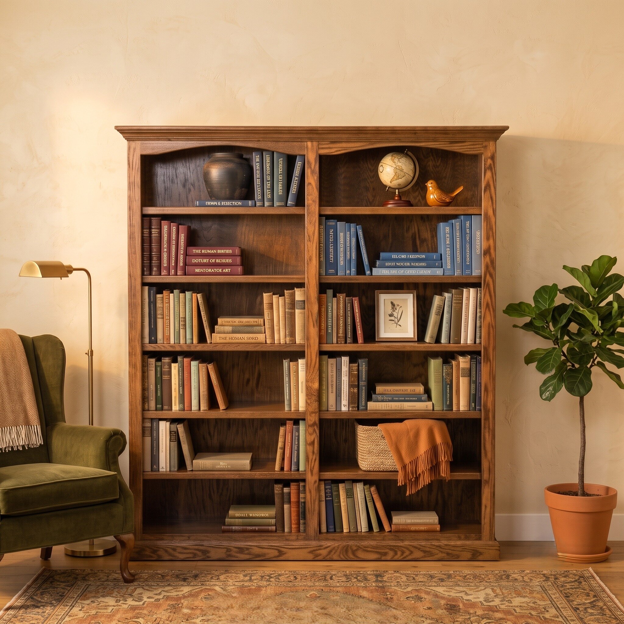 Handcrafted Custom Bookcase | DutchCrafters Amish Furniture