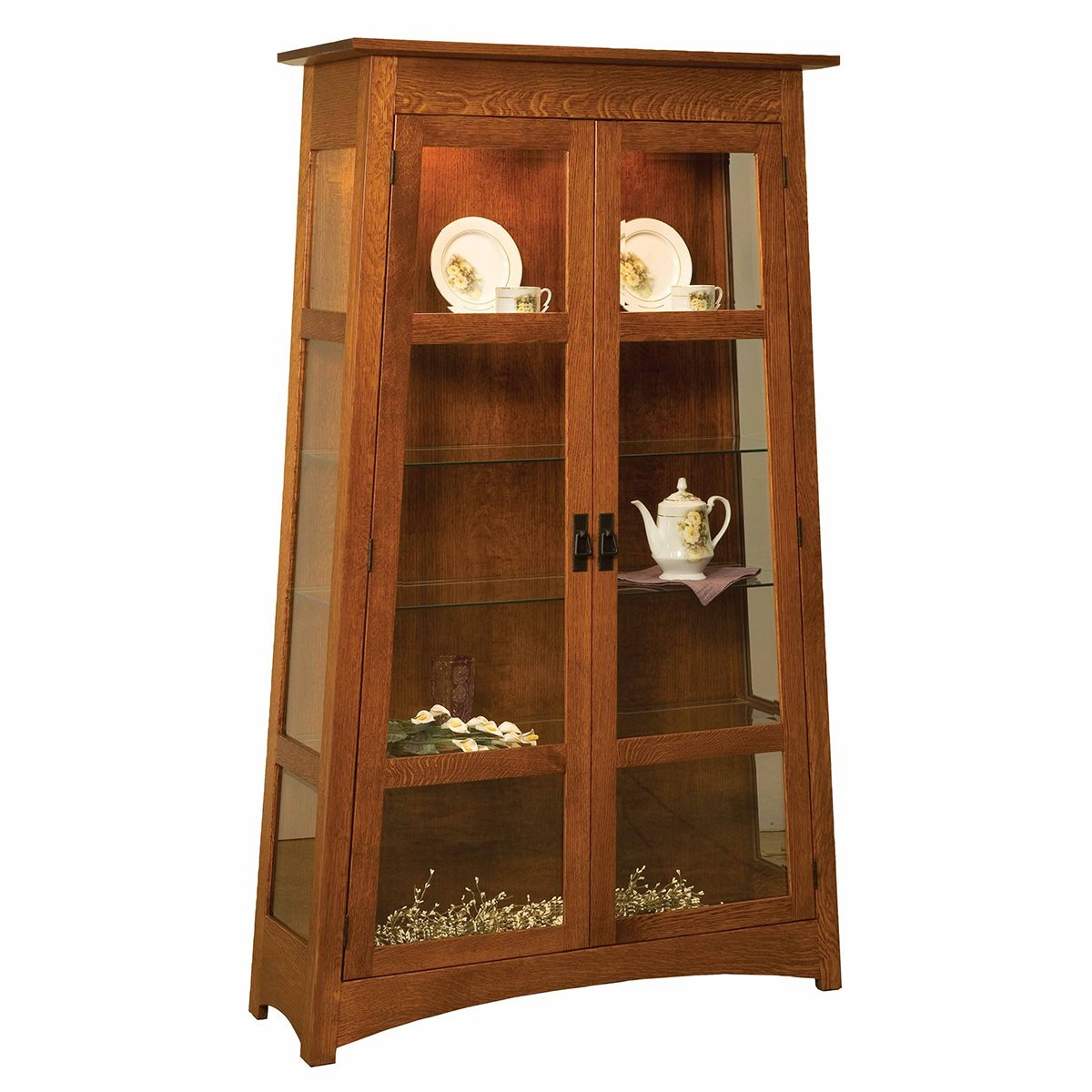 Pondosa Curio Cabinet from DutchCrafters Amish Furniture