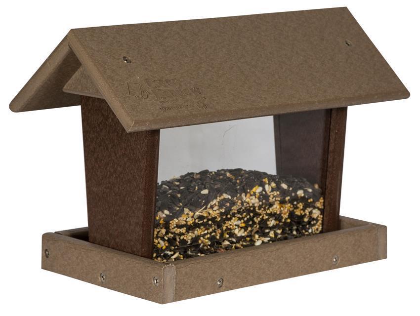American Made Poly Mini Hopper Bird Feeder | Amish