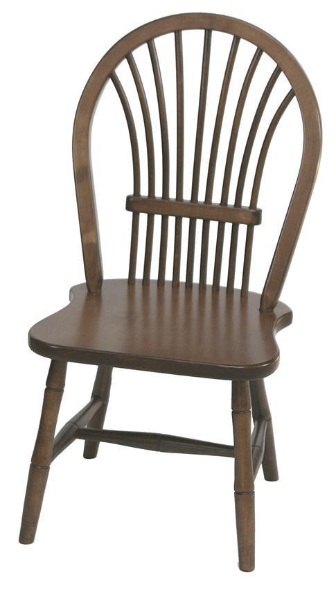 Solid Wood Sheaf Back Child's Chair from DutchCrafters Amish Furniture