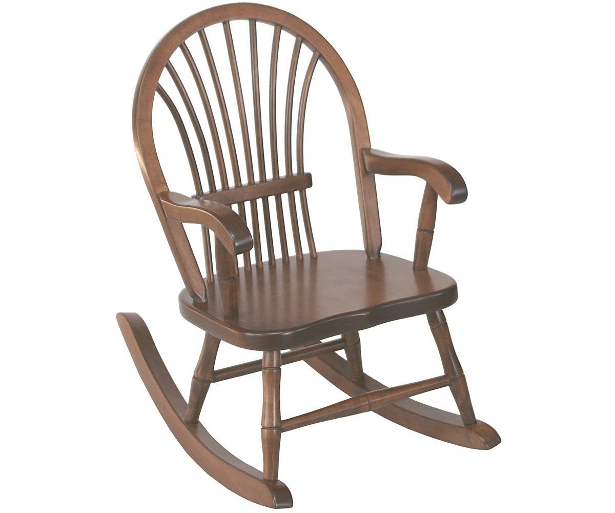 Windsor Sheaf Back Child's Rocker - Amish Handcrafted in the USA