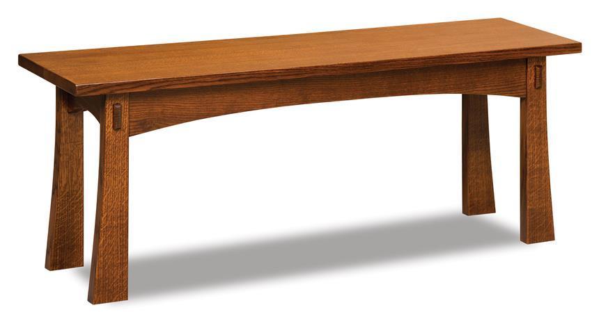 Maysville Trestle Bench from DutchCrafters Amish Furniture