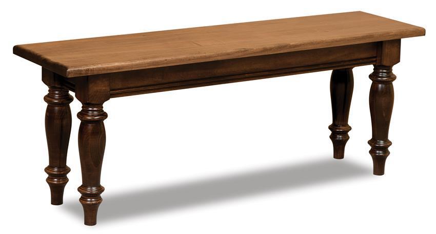 Cleora Trestle Bench from DutchCrafters Amish Furniture