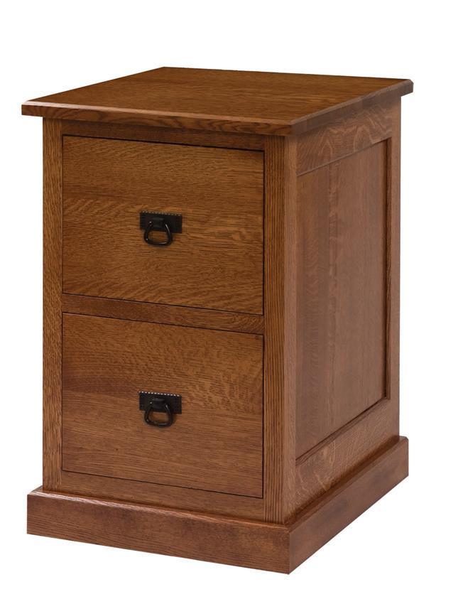 Amish 2-Drawer File Cabinet with Dovetail Drawers |
