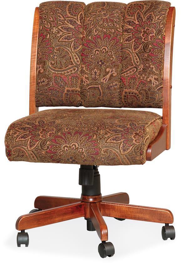 Midland Solid Wood Desk Chair from DutchCrafters Amish Furniture