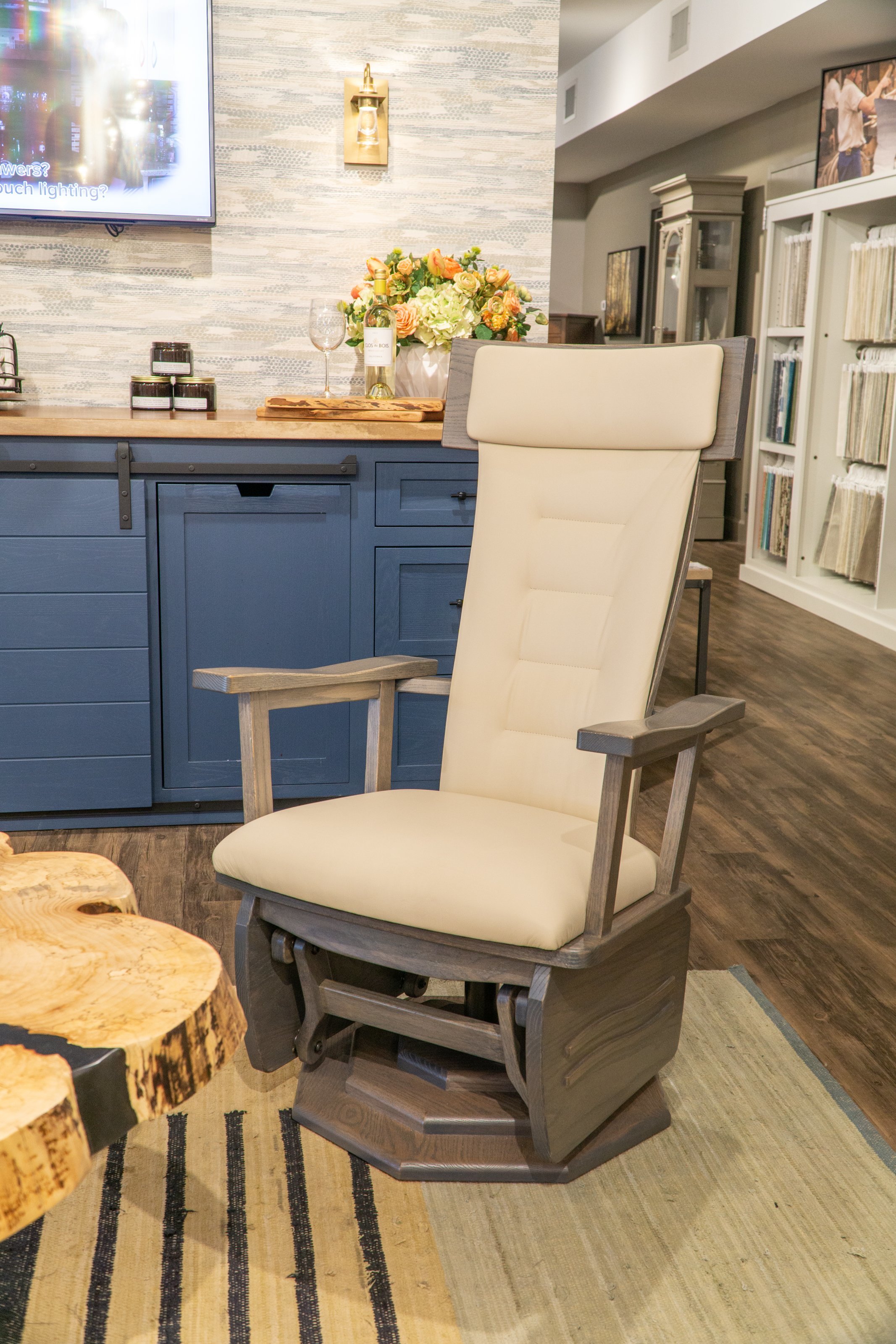 Swivel glider chairs living room hotsell