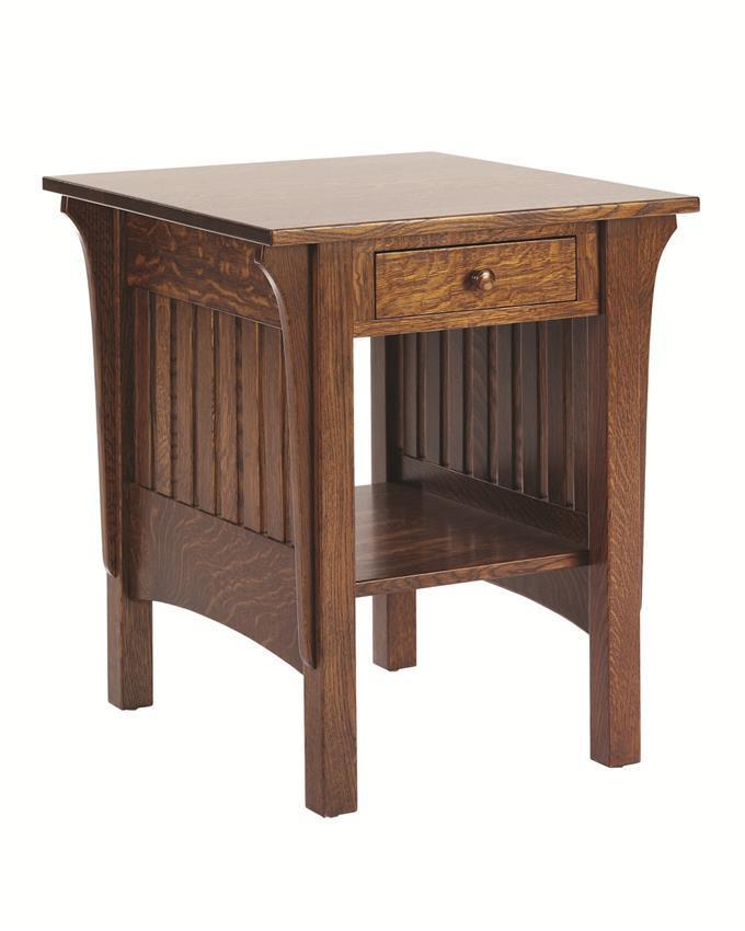 Classic Mission End Table from DutchCrafters Amish Furniture