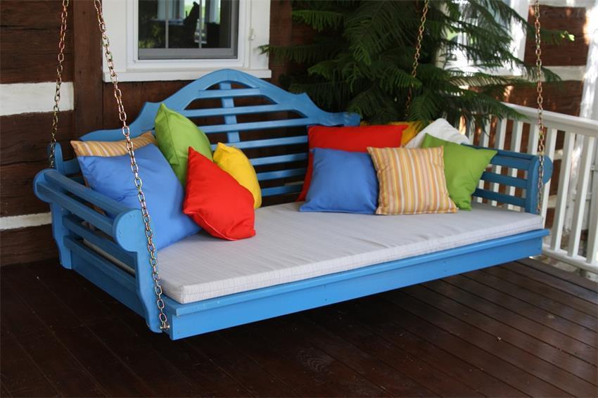 Pine Marlboro Swing Bed from DutchCrafters Amish Furniture