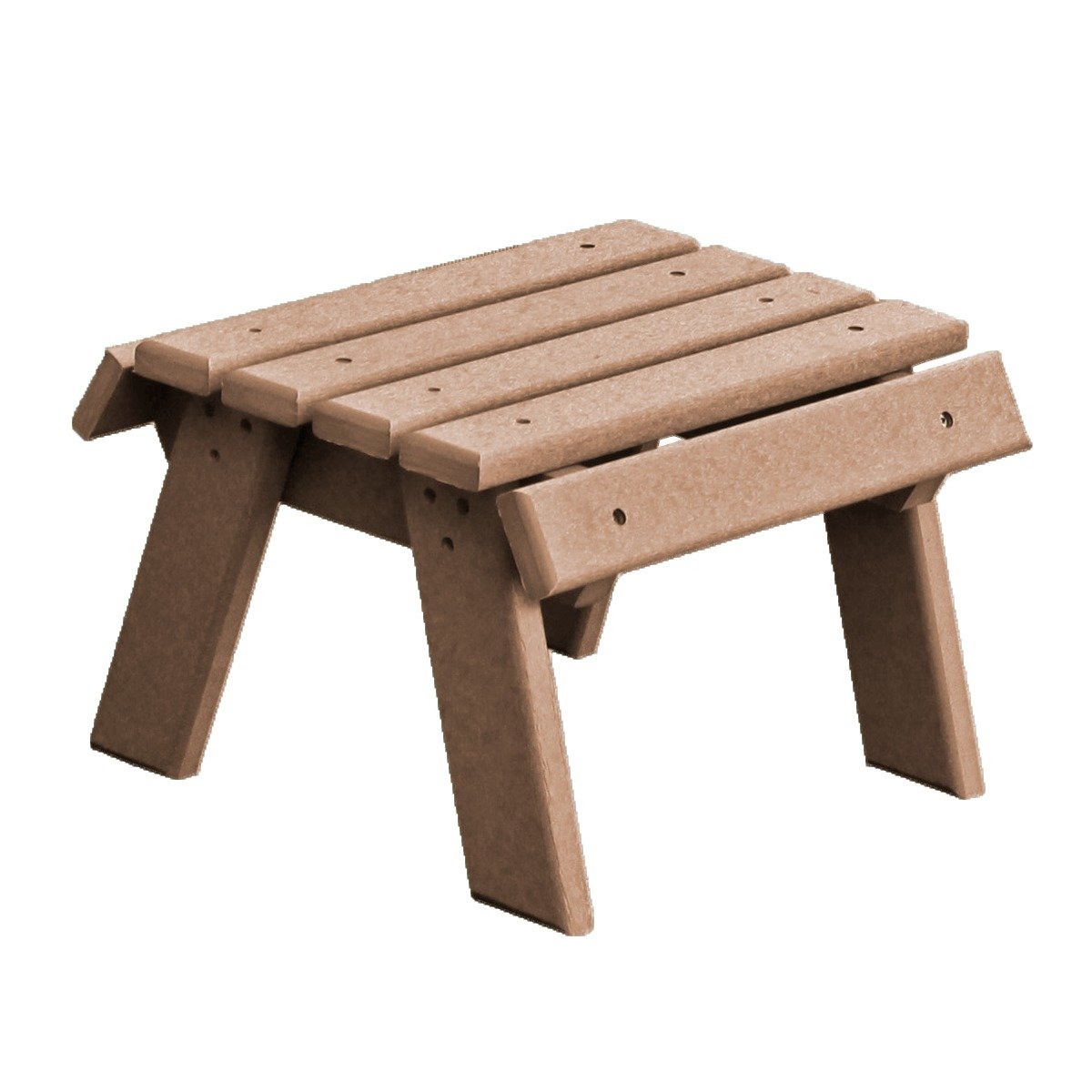 Amish Made Poly Outdoor Footstool - Quick Ship Choose Color