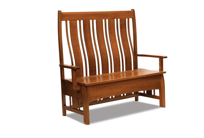 Oilton Bench from DutchCrafters Amish Furniture