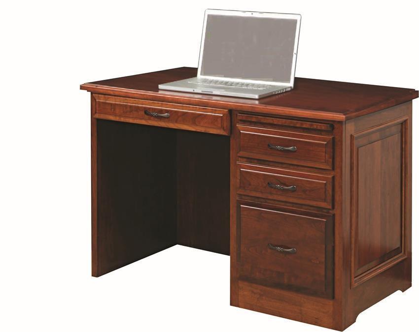Tuscan Single-Pedestal Desk with 4 Drawers |