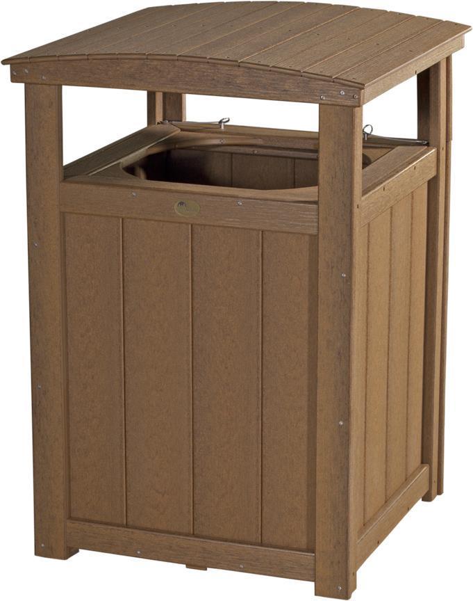 LuxCraft Trash Can Recycle Bin for Commercial Use |