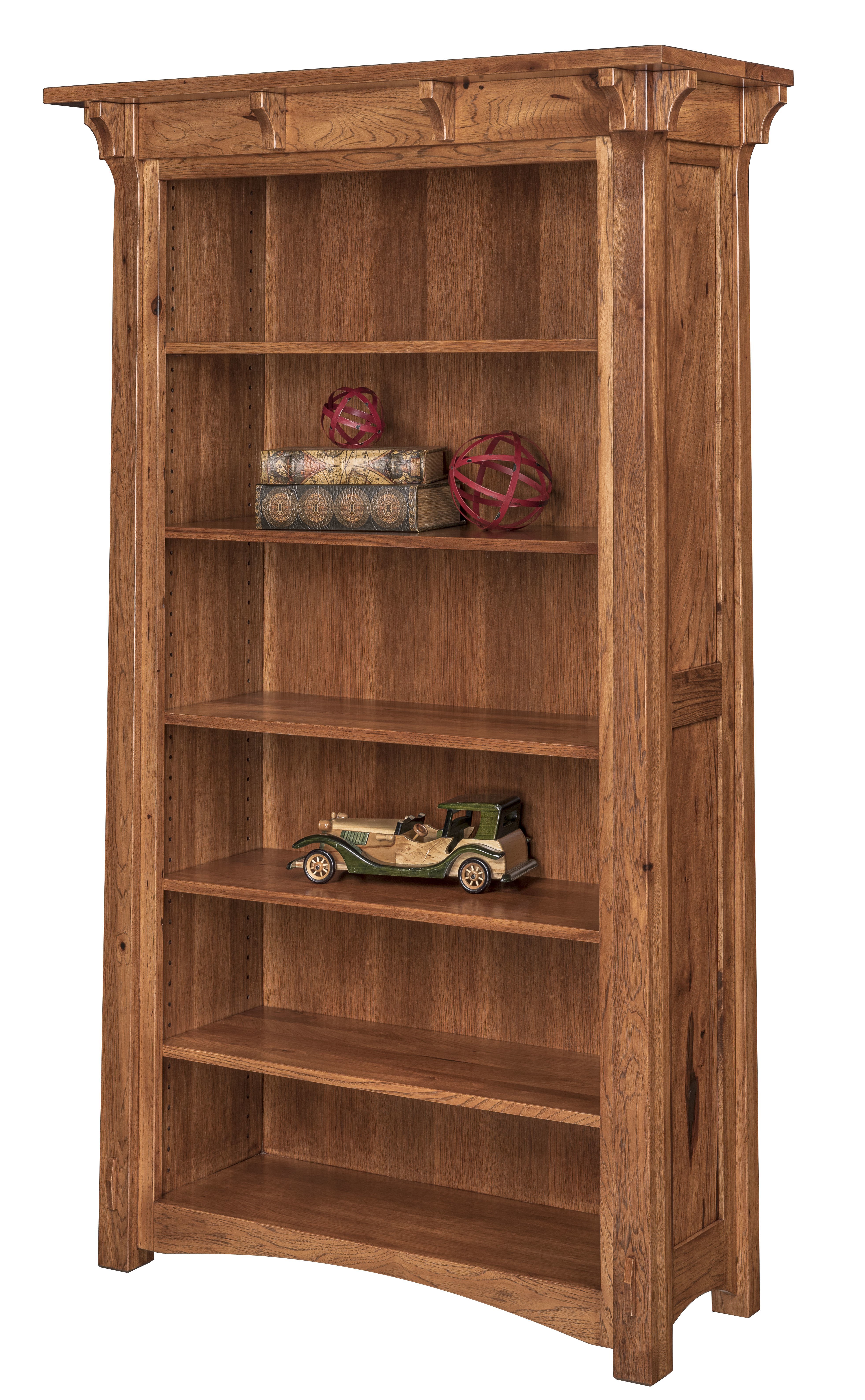 Custom Solid Hardwood Bookcase From DutchCrafters Amish Furniture