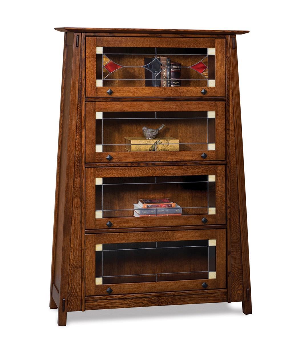 40" Mission Barrister Bookcase from DutchCrafters Amish Furniture