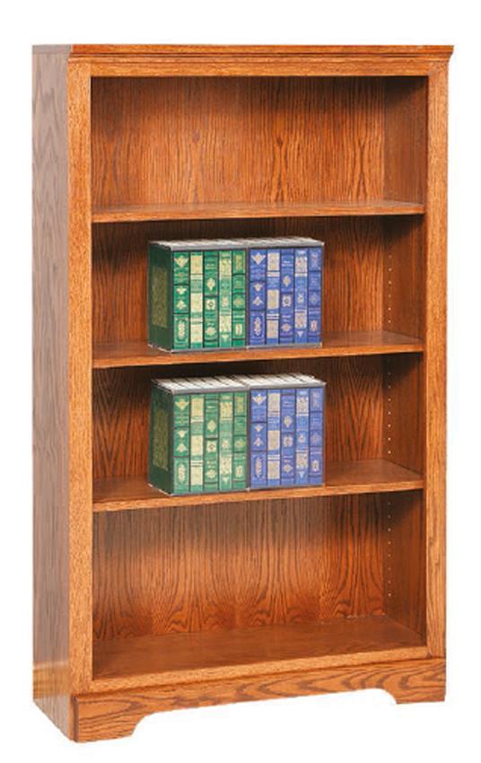 Elegance Economy Solid Wood Bookcase from DutchCrafters Amish
