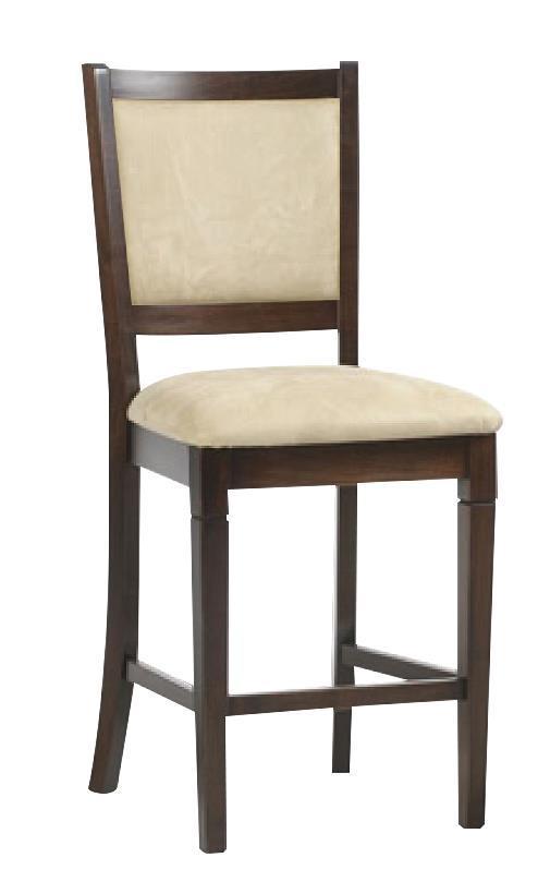 Wood Frame Upholstered Bar Stool From Dutchcrafters Amish Furniture