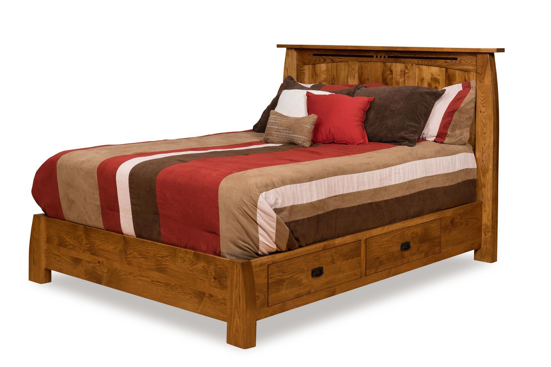 Mission Panel Bed | DutchCrafters Amish Bedroom Furniture