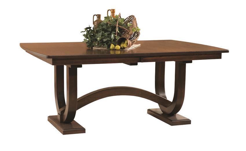 Kenmare Solid Wood Trestle Dining Table from DutchCrafters Amish