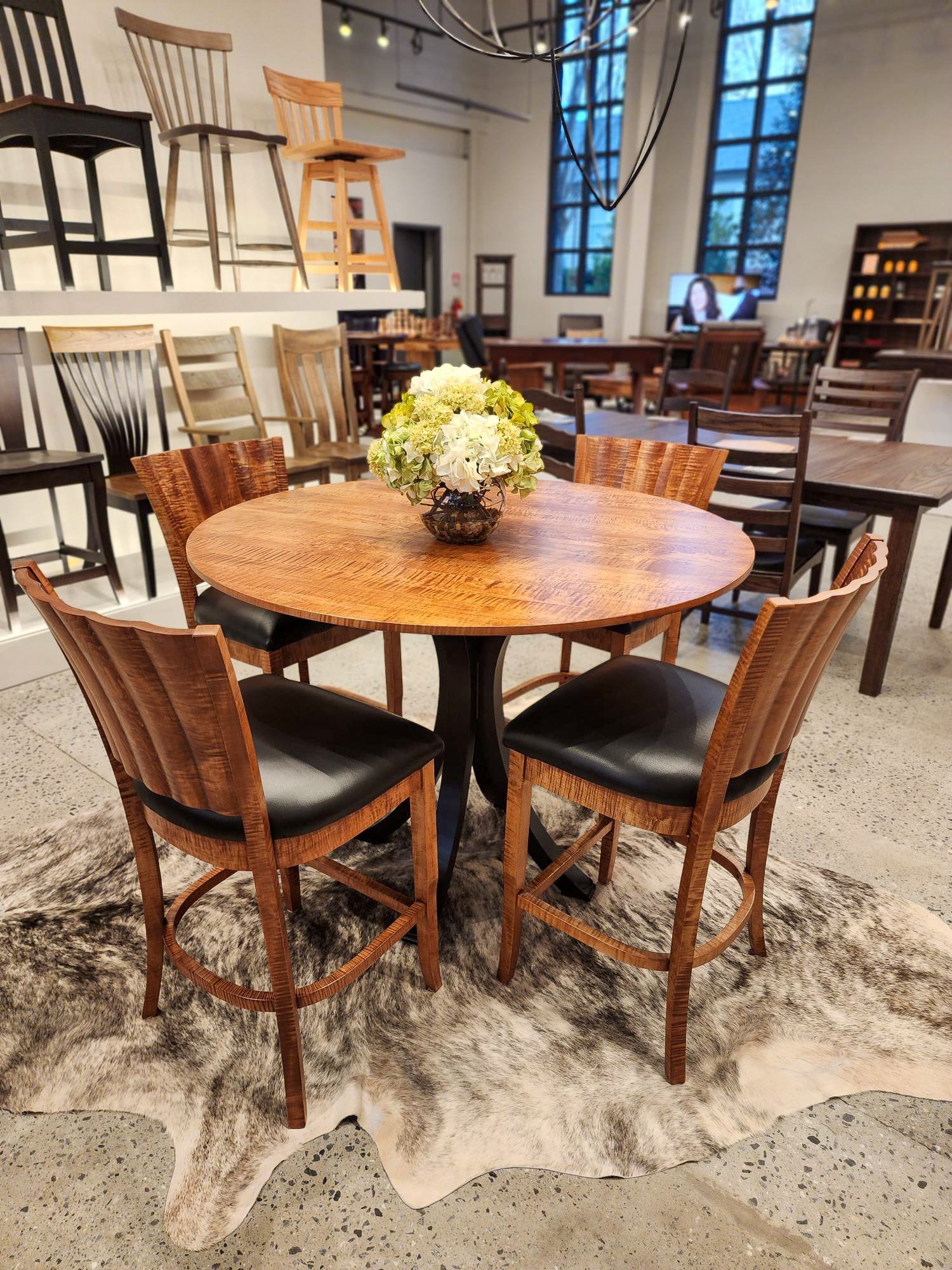 Arhaus Copper Dining Table Recycled Metal Dining Table With Wade Base