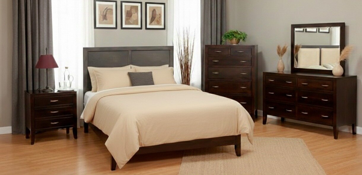 triple dresser 937-233 | Aegean 65 Depth Leif White Oak Wood 9-Drawer