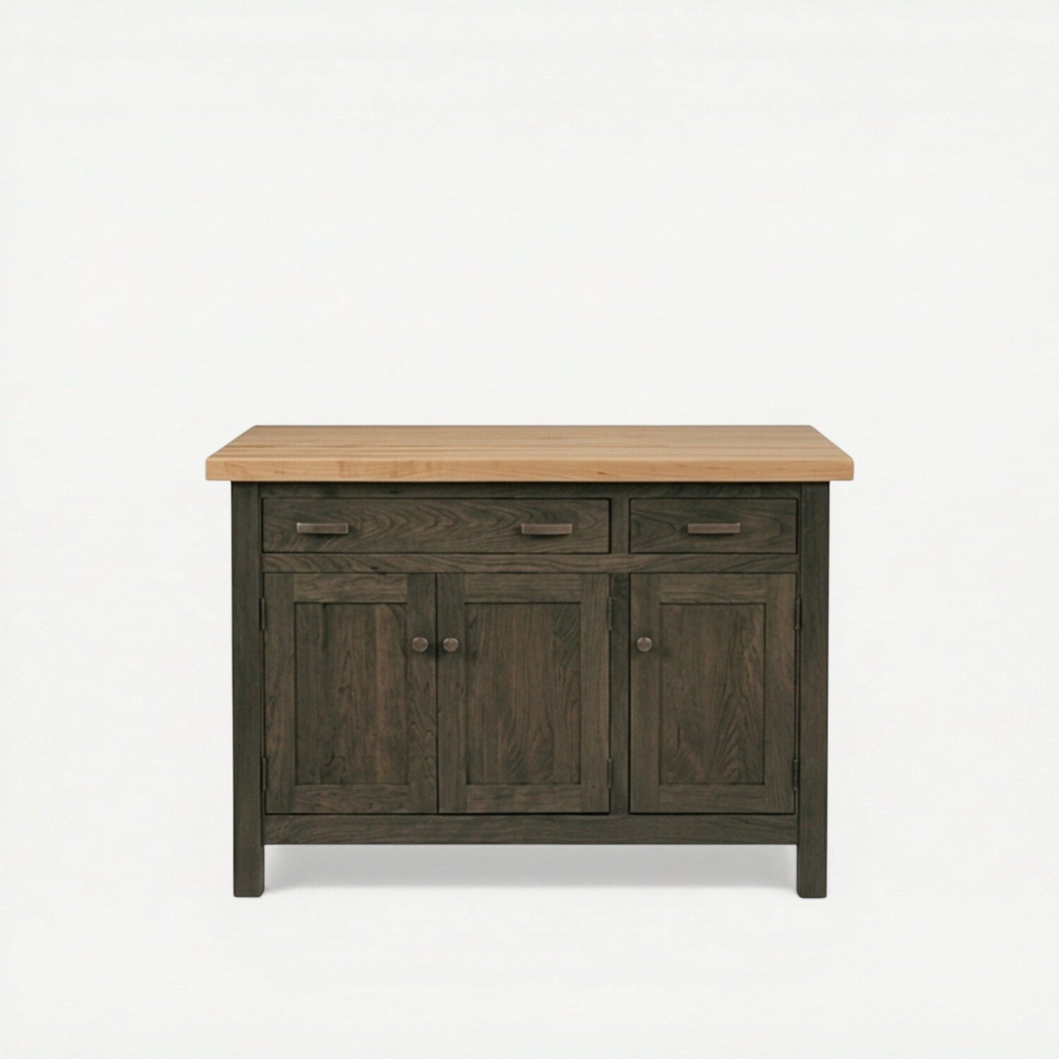 Custom Amish Kitchen Island – Solid Wood 48