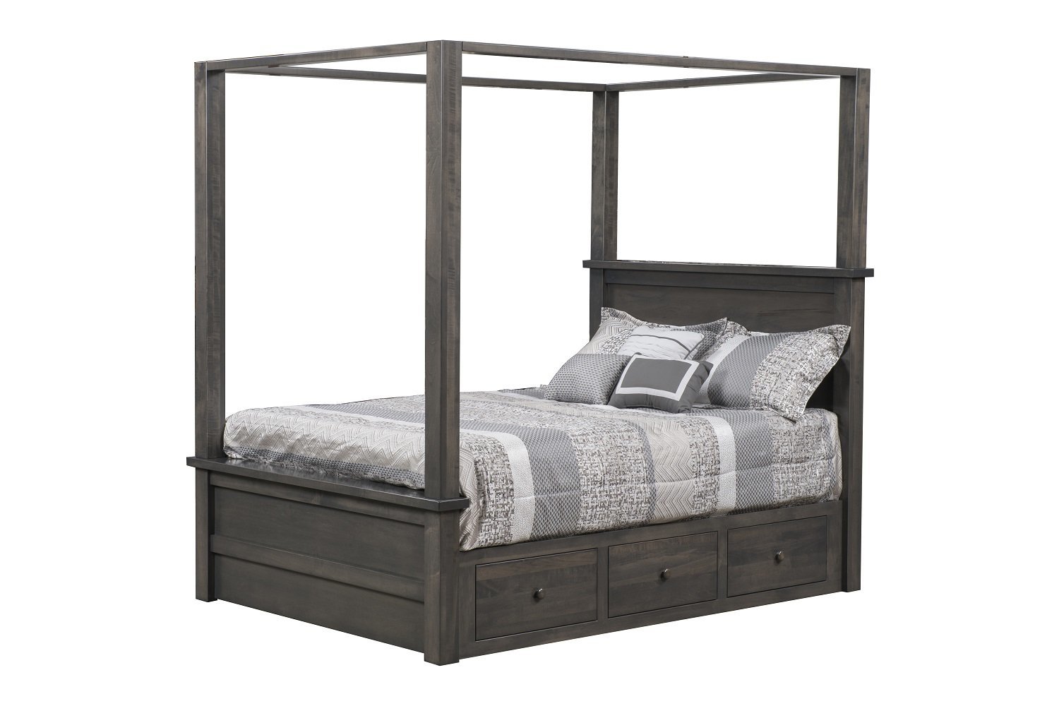 Cabin Creek Bed with Canopy from DutchCrafters Amish Furniture