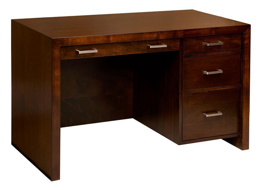 48" Modern Wood Desk from DutchCrafters Amish Furniture