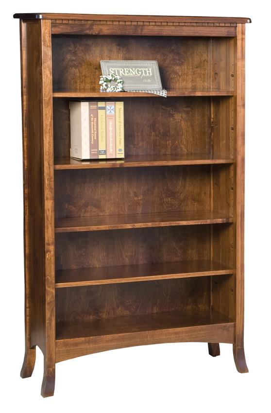 Solid Wood Lamesa Bookcase from DutchCrafters Amish Furniture