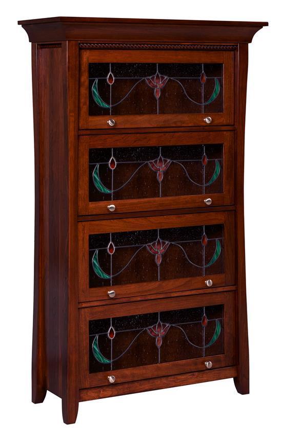 Traditional Barrister Bookcase from DutchCrafters Amish Furniture