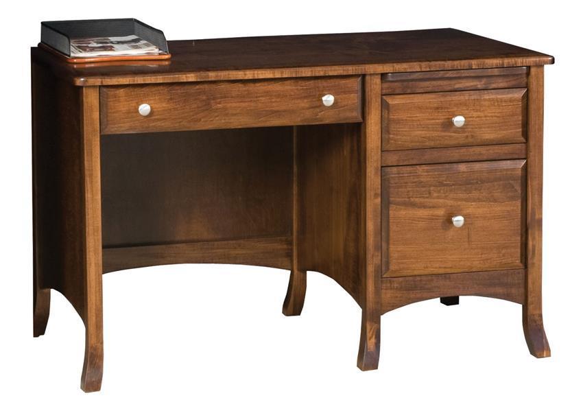 Small 48" Wood Desk from DutchCrafters Amish Furniture