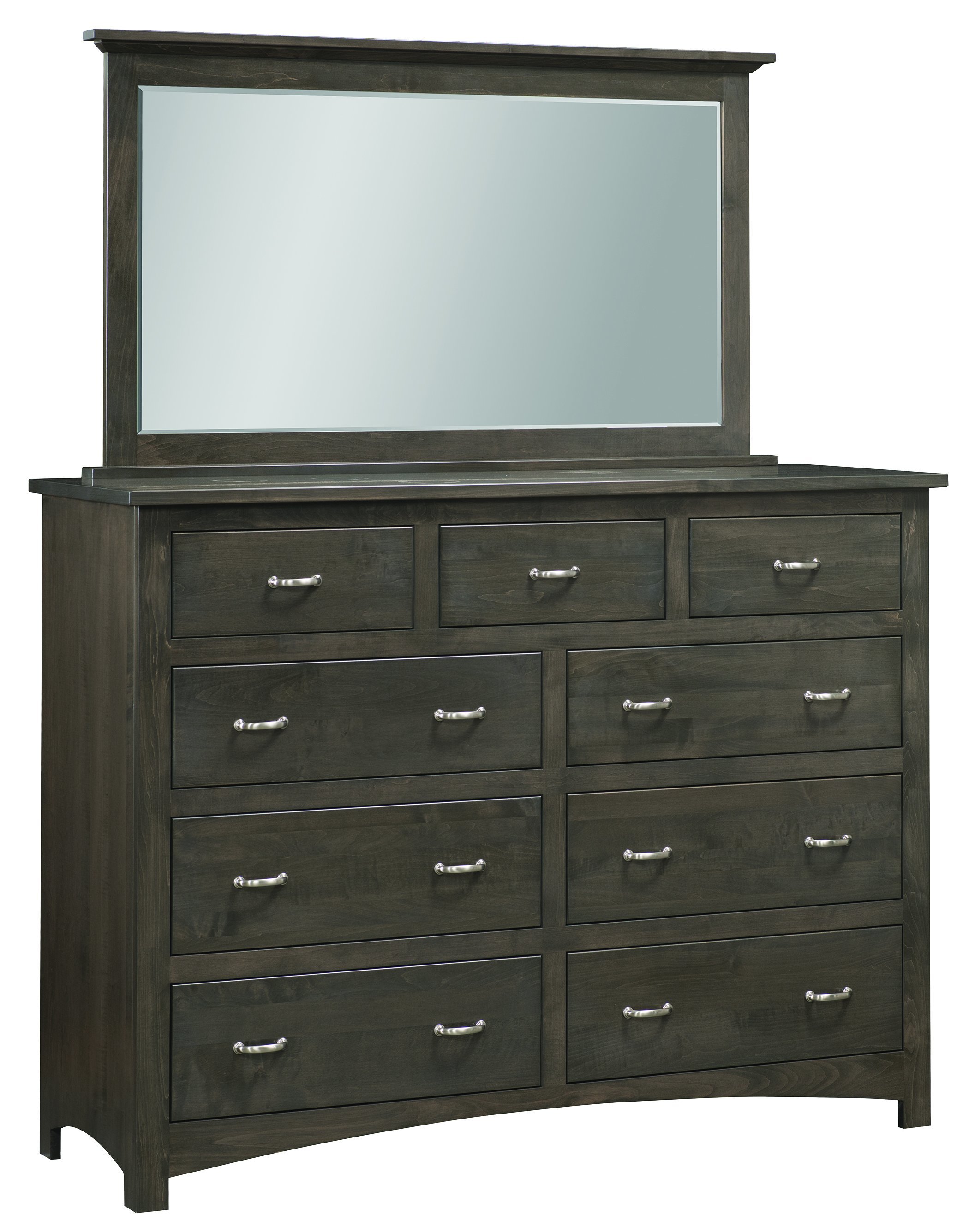 6ft long dresser Mission Modern Solid Wood 6 Drawer Bedroom Tall Dresser