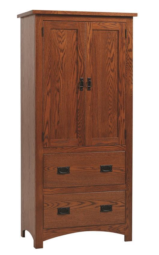 Siesta Mission Armoire from DutchCrafters Amish Furniture