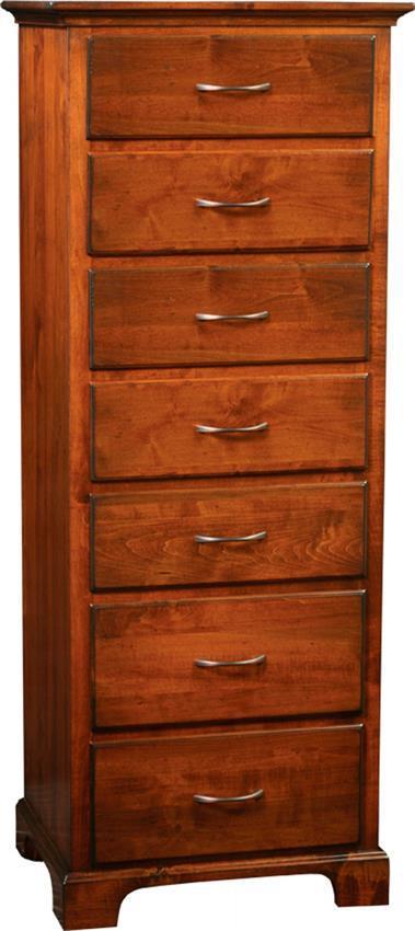 Amish Lingerie Chest | Sonora 7-Drawer Solid Wood Chest