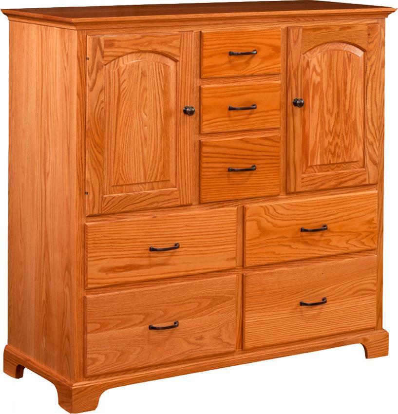 Amish Sonora His & Hers Chest with Seven Drawers from