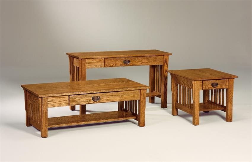 Mission Style 48" Console Table from DutchCrafters Amish furniture