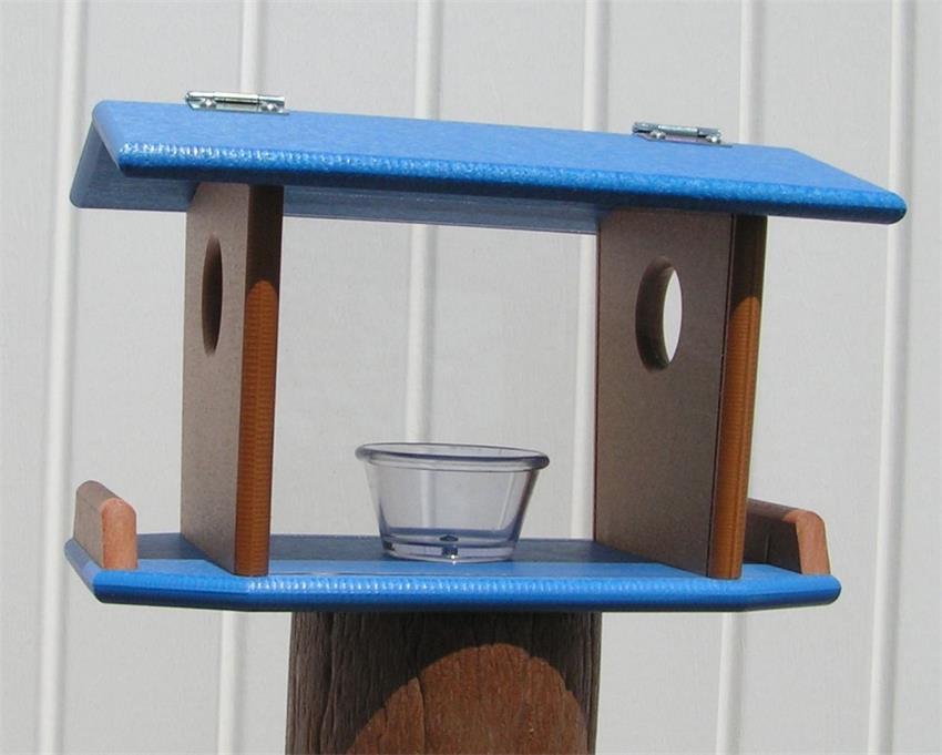Recycled Poly Bluebird Feeder from DutchCrafters Amish Furniture