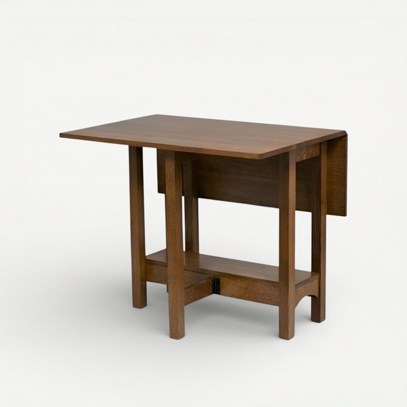 Folding Gateleg Dining Table | Solid Wood Craftsman Folding Table