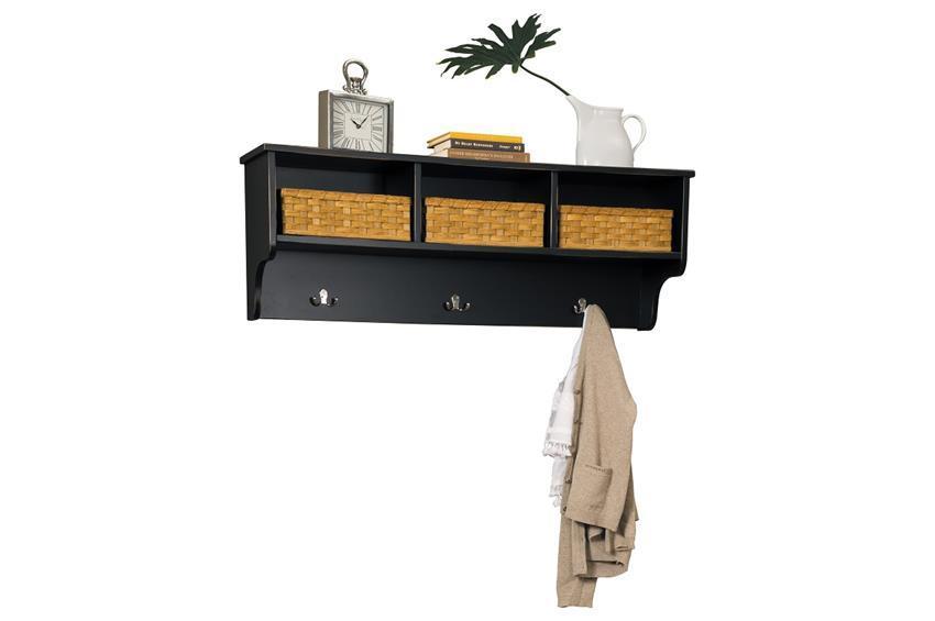 Farmhouse Entryway Wall Shelf from DutchCrafters Amish Furniture