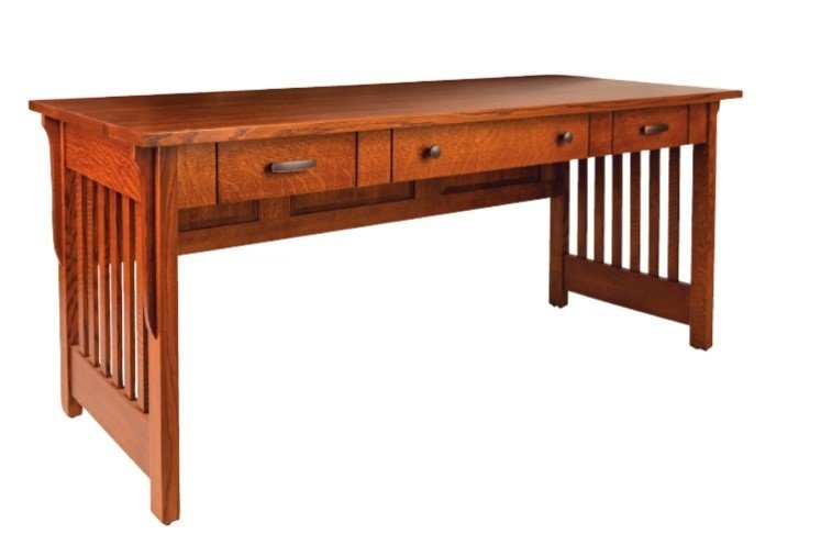 72" Mission Writing Desk from DutchCrafters Amish Furniture