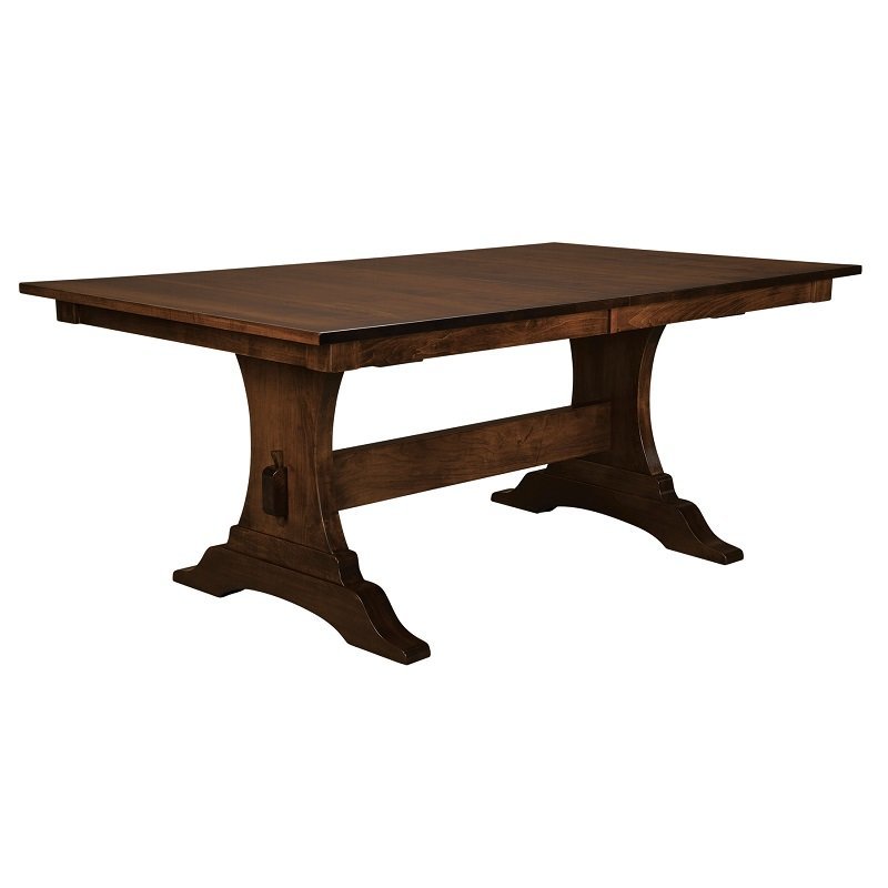 Sawyer River Trestle Dining Table from DutchCrafters Amish Furniture