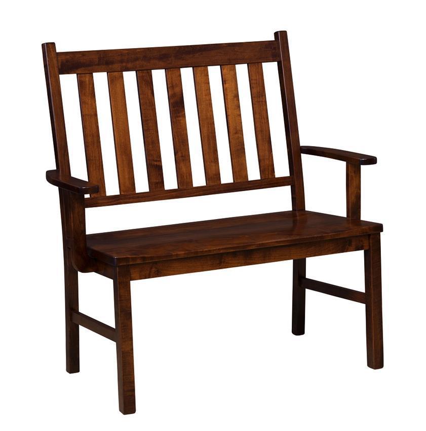 Santa Ana Mission Dining Bench from DutchCrafters Amish Furniture