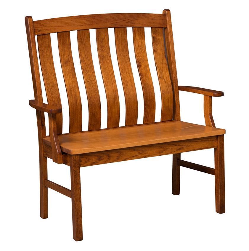 Green Valley Mission Dining Bench from DutchCrafters Amish Furniture