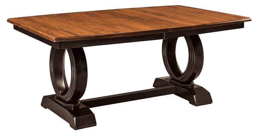 Stockton Trestle Dining Table From Dutchcrafters Amish Furniture Stockton Trestle Dining Table From, Circular Trestle Tables