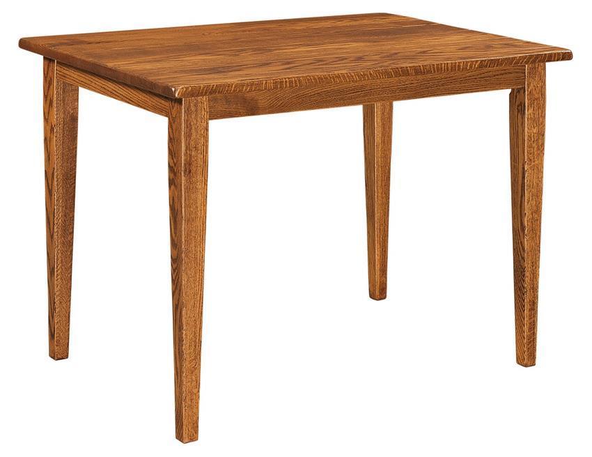 Solid Top Leg Dining Table from DutchCrafters Amish Furniture