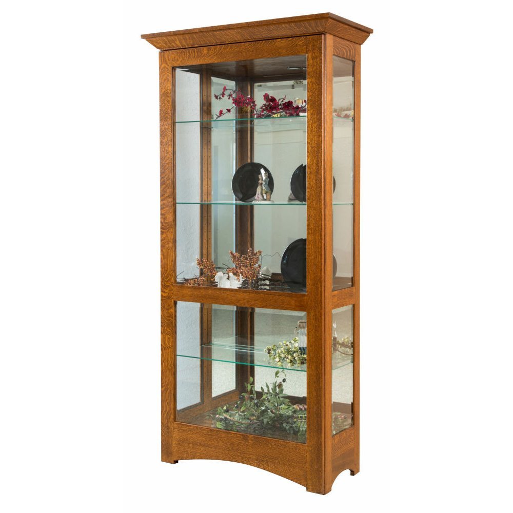Anderson Creek Curio Cabinet with Sliding Door from DutchCrafters